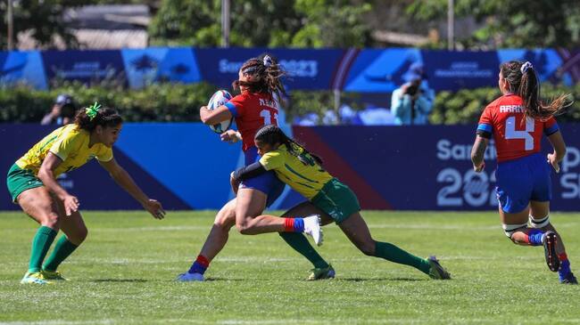 rugby 7 femenino - chile - juegos panamericanos santiago 2023 - partido - resultado