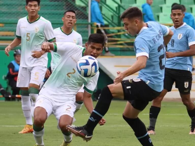 Uruguay vino de atrás y terminó arrasando con Bolivia en el Sudamericano sub 20