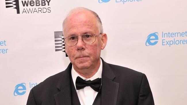 NEW YORK, NY - MAY 21: Steve Wilhite, inventor of the GIF file, poses with an award backstage at the 17th Annual Webby Awards at Cipriani Wall Street on May 21, 2013 in New York City. (Photo by Stephen Lovekin/Getty Images for The Webby Awards)