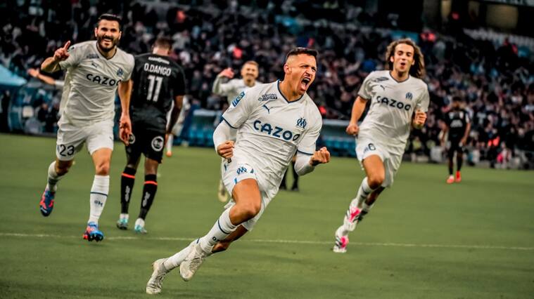 Con aporte goleador de Alexis Sánchez: Olympique Marsella derrota a Lorient y extiende positiva racha en la Ligue 1