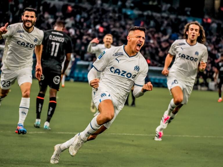 Con aporte goleador de Alexis Sánchez: Olympique Marsella derrota a Lorient y extiende positiva racha en la Ligue 1