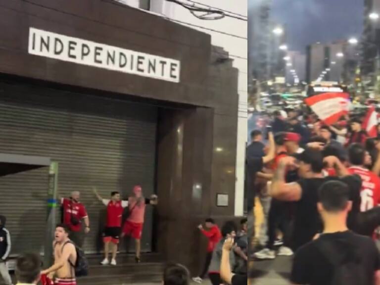 Hinchas de Independiente se manifestaron afuera de la sede del club por polémica decisión de su presidente