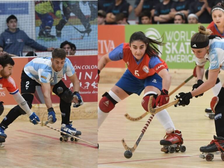 Chile suma dos subcampeonatos en el Panamericano de Hockey Patín