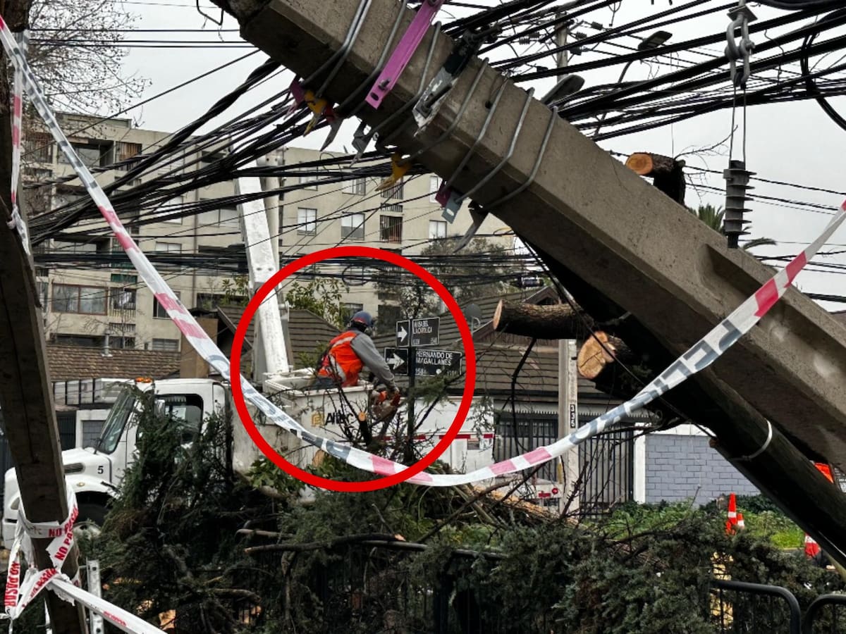 Sistema frontal en Chile: así trabaja Enel para reponer el servicio de la luz en los hogares de la Región Metropolitana