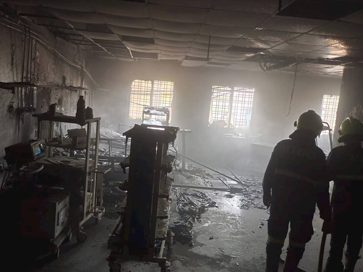 Al menos cuatro bebés fallecieron por el incendio de un hospital de infantes en la India