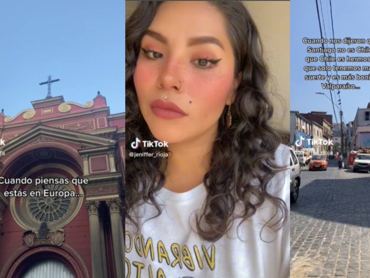 «Las calles están sucias»: tiktoker mexicana se viraliza tras críticar a Santiago y Valparaíso