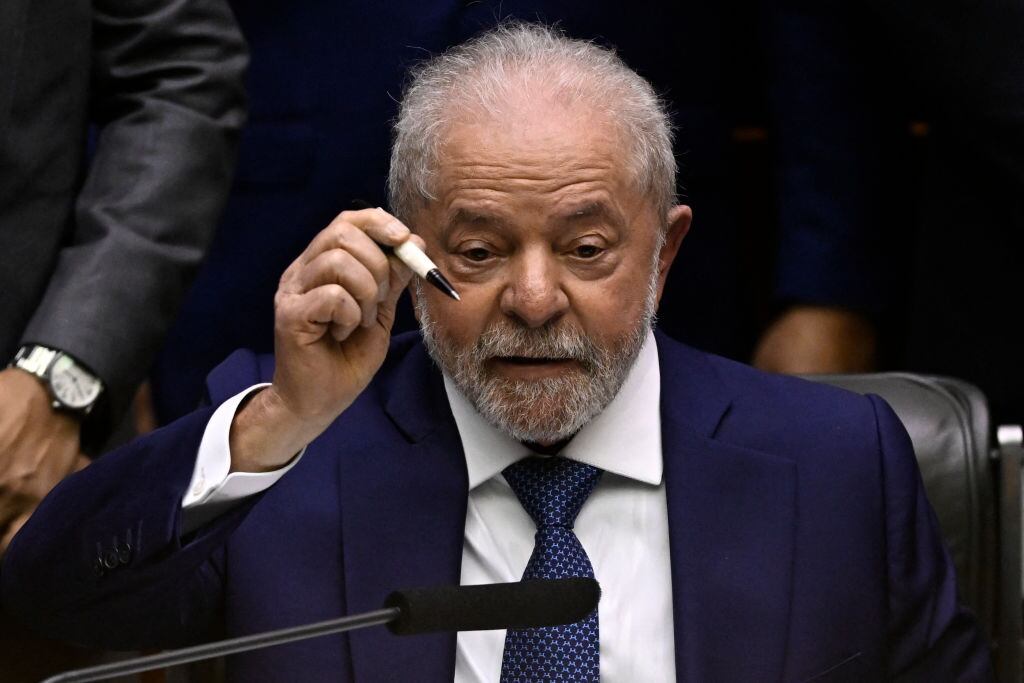 El presidente de Brasil Luiz Inácio Lula da Silva