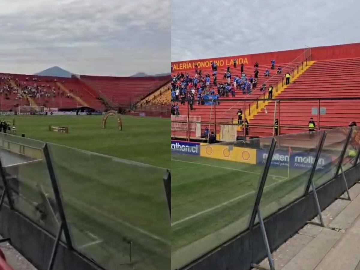 Triste imagen: el poco público que llegó al Santa Laura para ver la final entre Colo Colo y la U por la Supercopa 2025