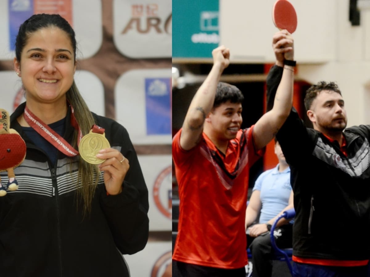 Chile suma dos oros más para quedarse con el medallero del Sudamericano de tenis de mesa