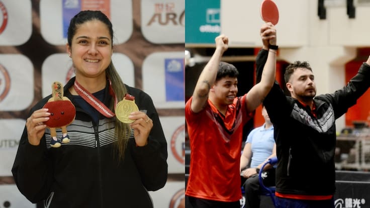 Chile suma dos oros más para quedarse con el medallero del Sudamericano de tenis de mesa