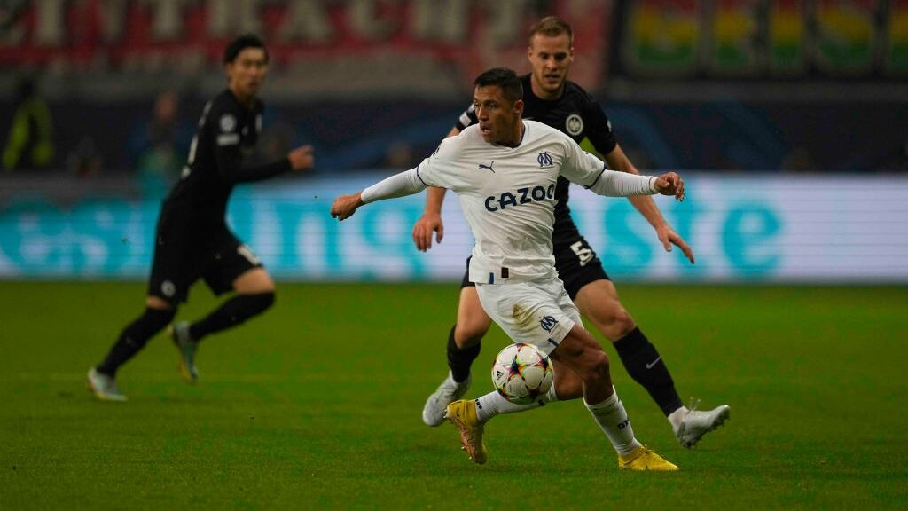 Olympique Marsella pierde ante Eintracht Frankfurt y complica sus opciones de clasificar a octavos de la Champions League