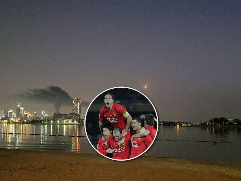 Leyenda del Manchester United relató sus horas de terror en Dubái: “Da miedo cuando oyes los misiles sobre tu cabeza”