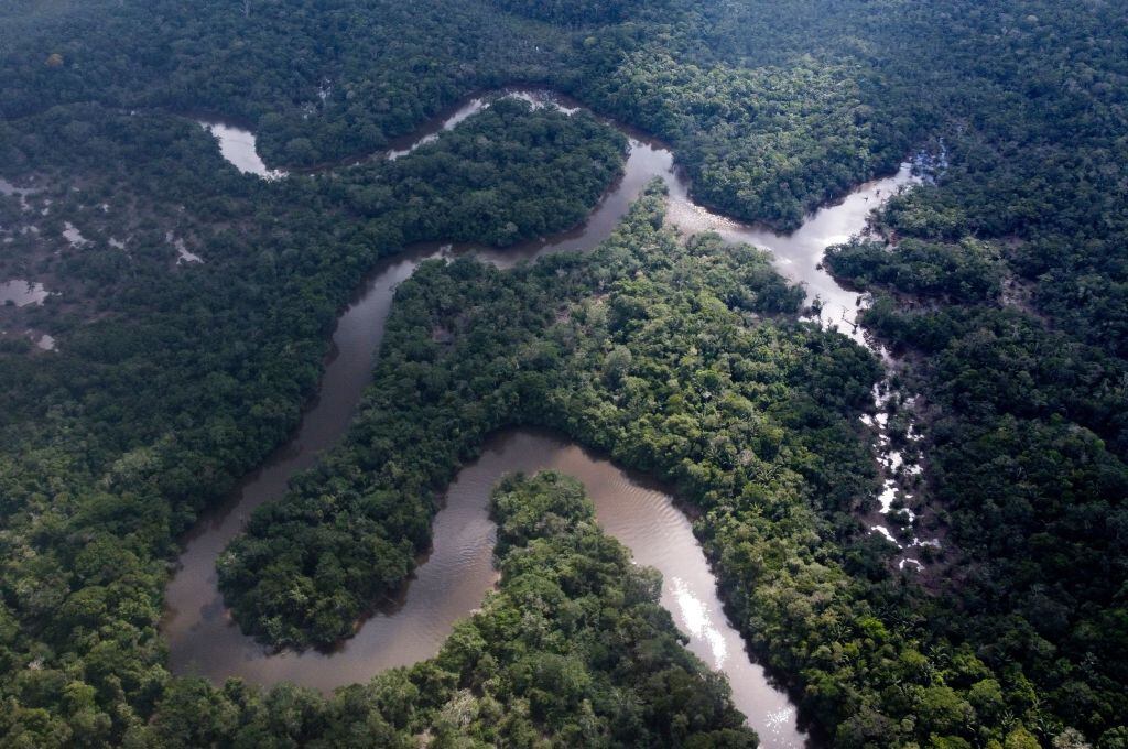 Parte del territorio reclamado por los Siekopai en Amazonas de Ecuador