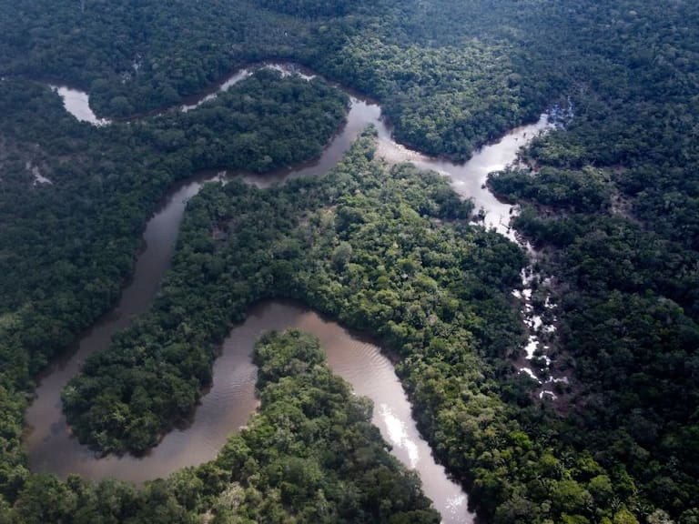 Parte del territorio reclamado por los Siekopai en Amazonas de Ecuador