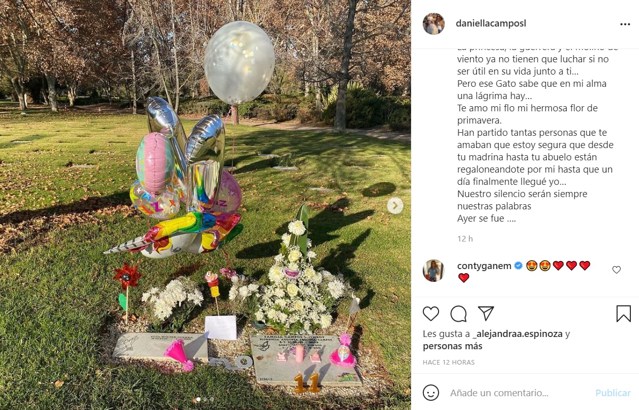 Daniella Campos recuerda a su hija fallecida | Instagram