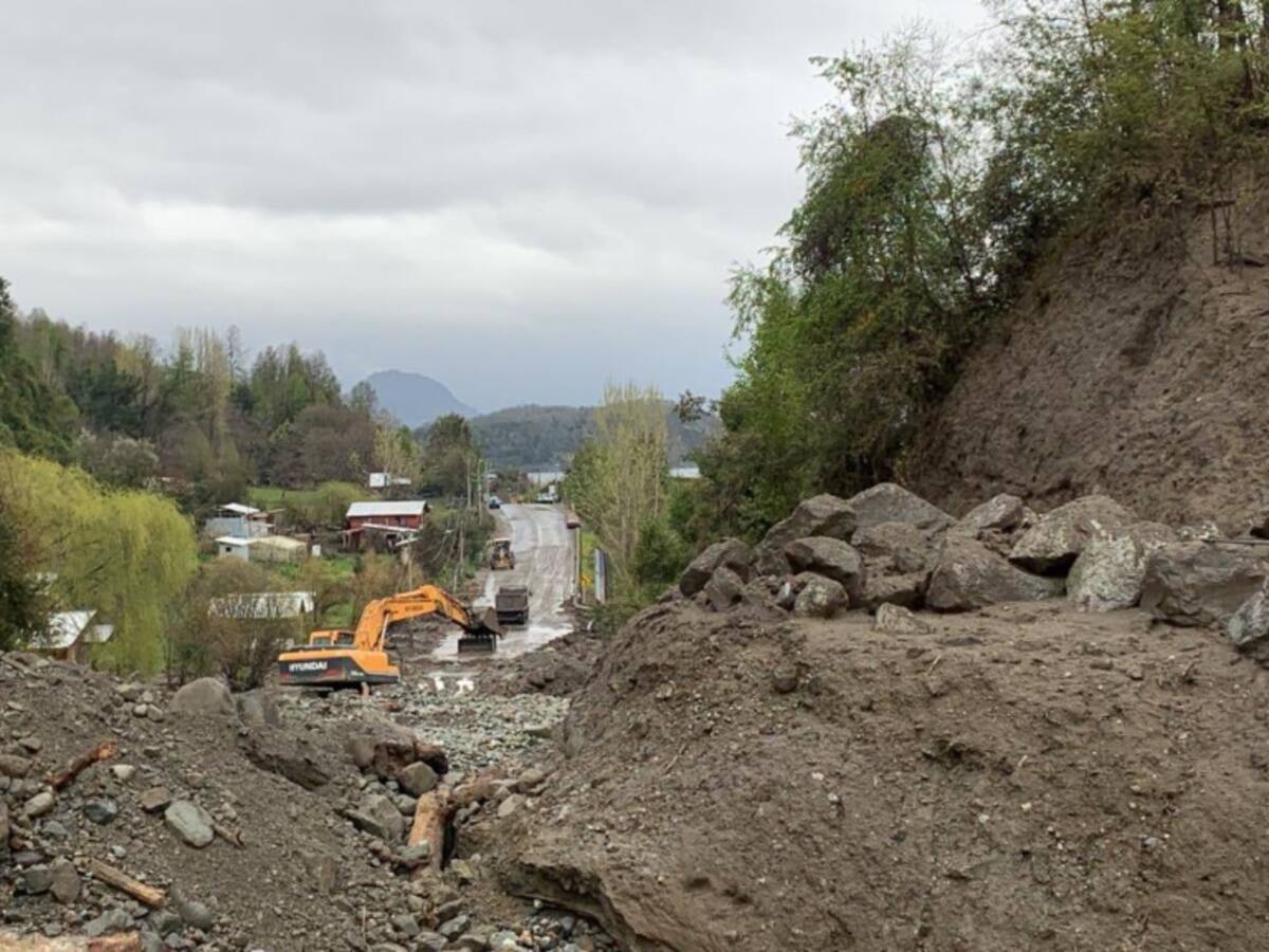 Sistema frontal en el sur deja 182 damnificados, más de 11 mil aislados y tres viviendas destruidas
