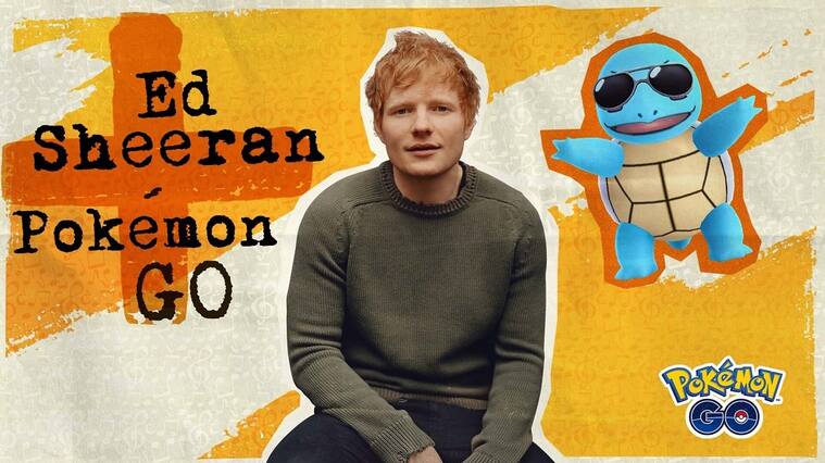 Ed Sheeran en Pokémon GO