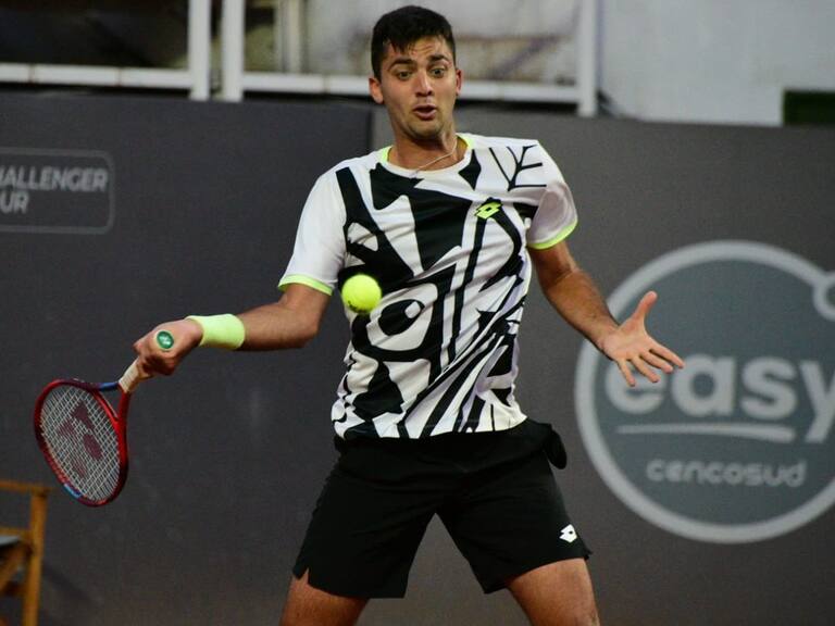 Tomás Barrios se derrumbó en el último set y quedó eliminado en semifinales del Challenger de Santiago 3