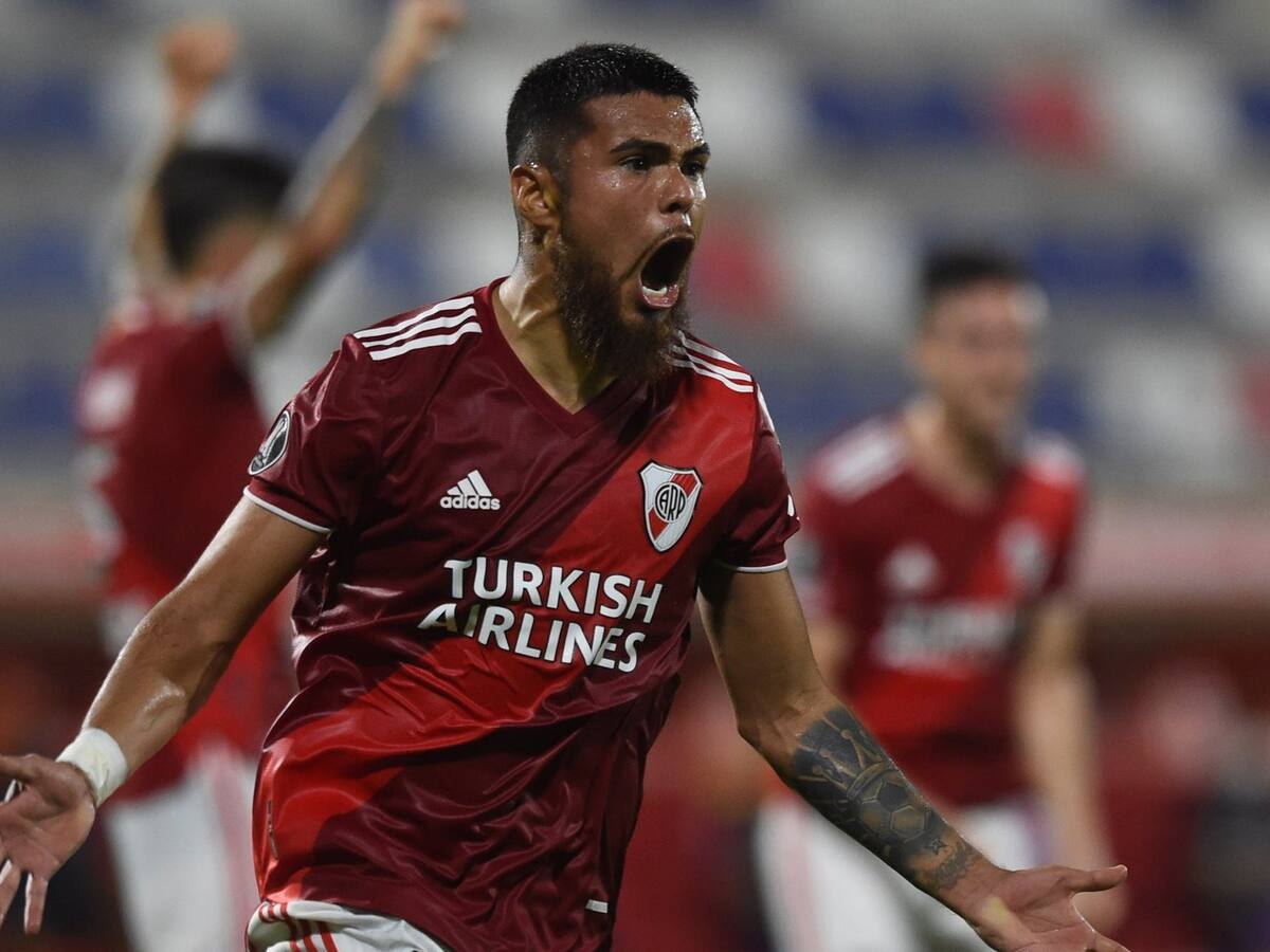 Con un golazo: Paulo Díaz salvó a River Plate ante Junior en Colombia por Copa Libertadores