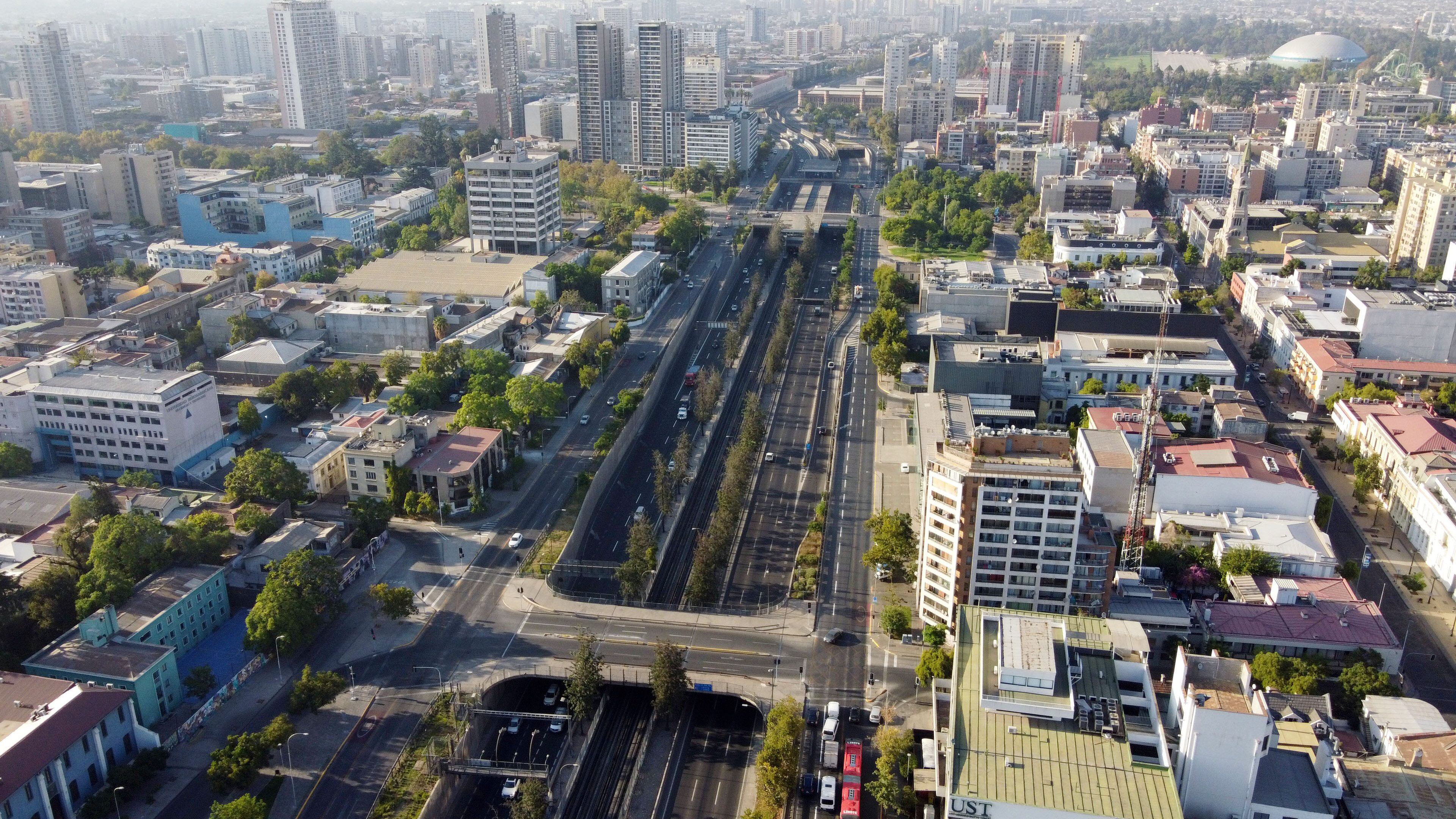 Santiago en cuarentena de fines de semana