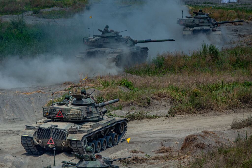 El ejército de Taiwán realiza ejercicios militares en las cercanías de Taipei