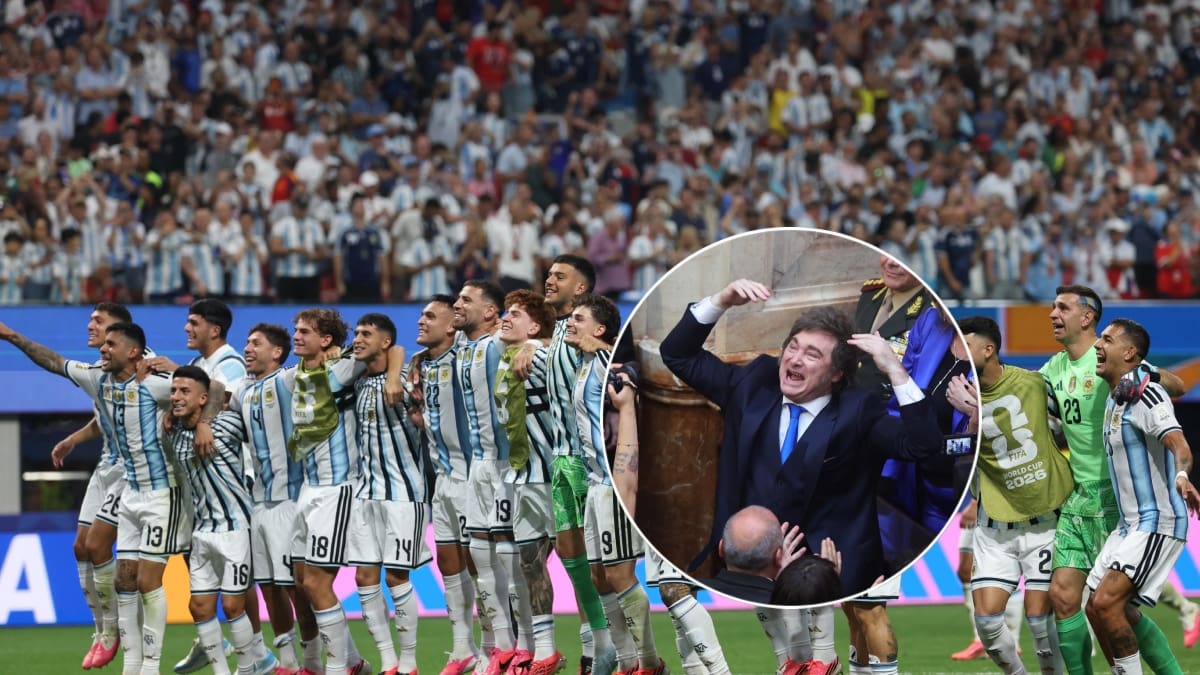 Javier Milei apareció irreconocible tras la remontada de Argentina en el Mundial: “Sufrí como la re put...”