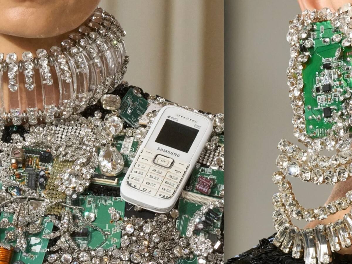 La tecnología nunca fue tan chic: así fue el sorprendente y extravagante desfile de Schiaparelli en la Semana de la Moda de Alta Costura en París
