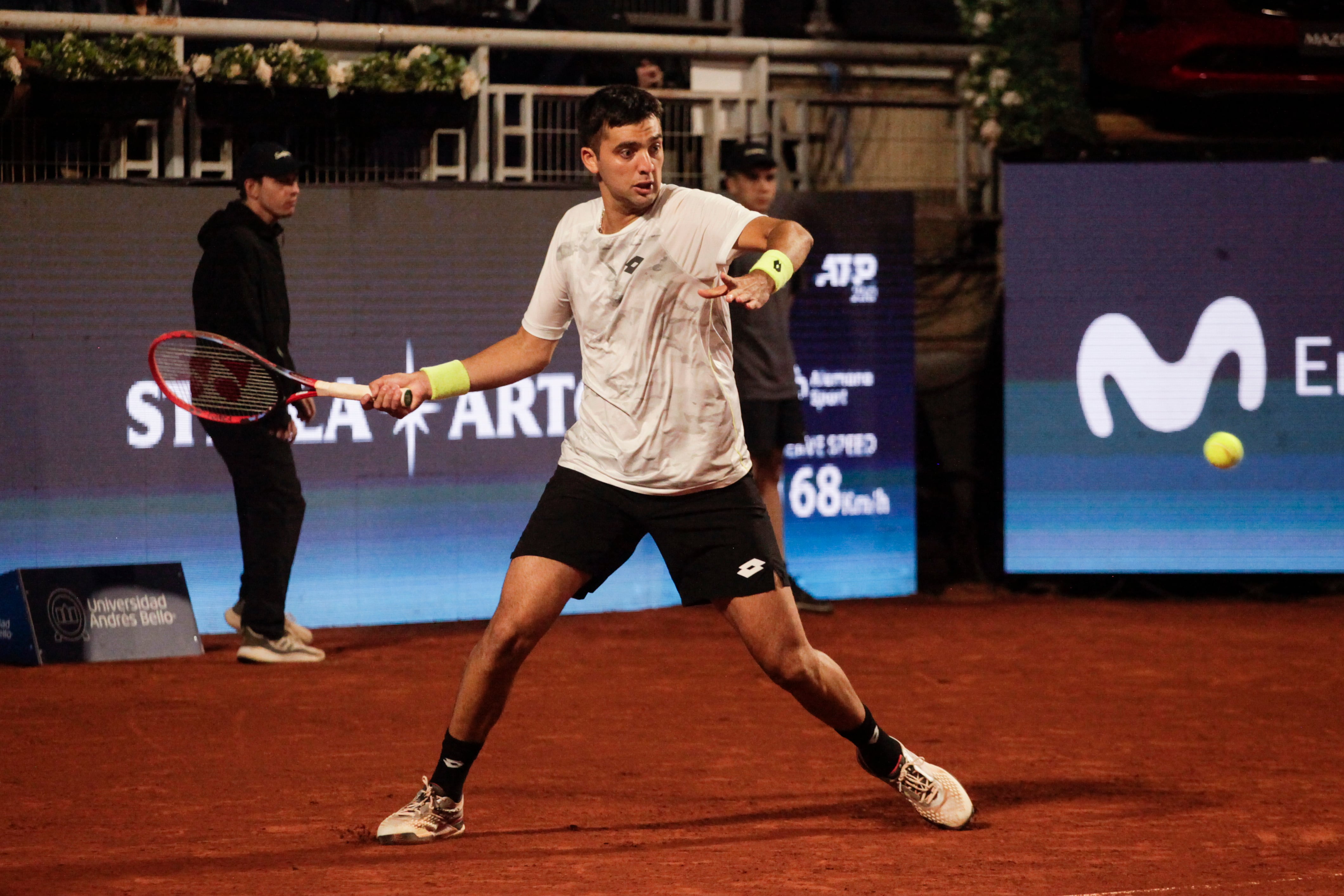 02 de MARZO de 2024 / LAS CONDES
Se disputa la final de dobles entre Alejandro Tabilo y Tomas Barrios vs Orlando Luz y Matías Soto, en el Chile Open Santiago 2024, disputado en el Court Central San Carlos de Apoquindo.
FOTO: JESÚS MARTÍNEZ / AGENCIAUNO