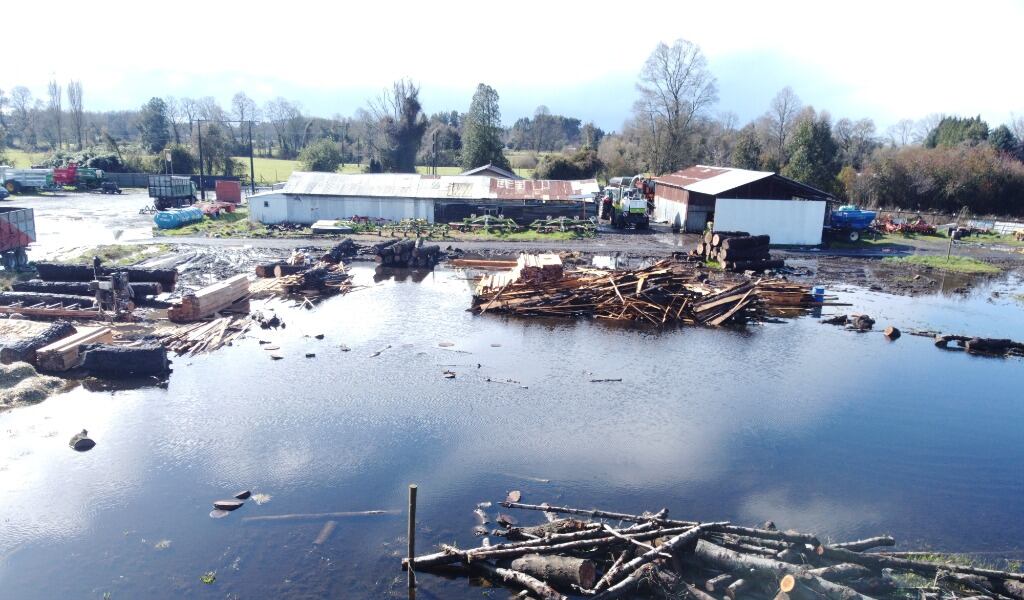 Declaran Alerta Roja para la comuna de Osorno por amenaza de desborde de ríos