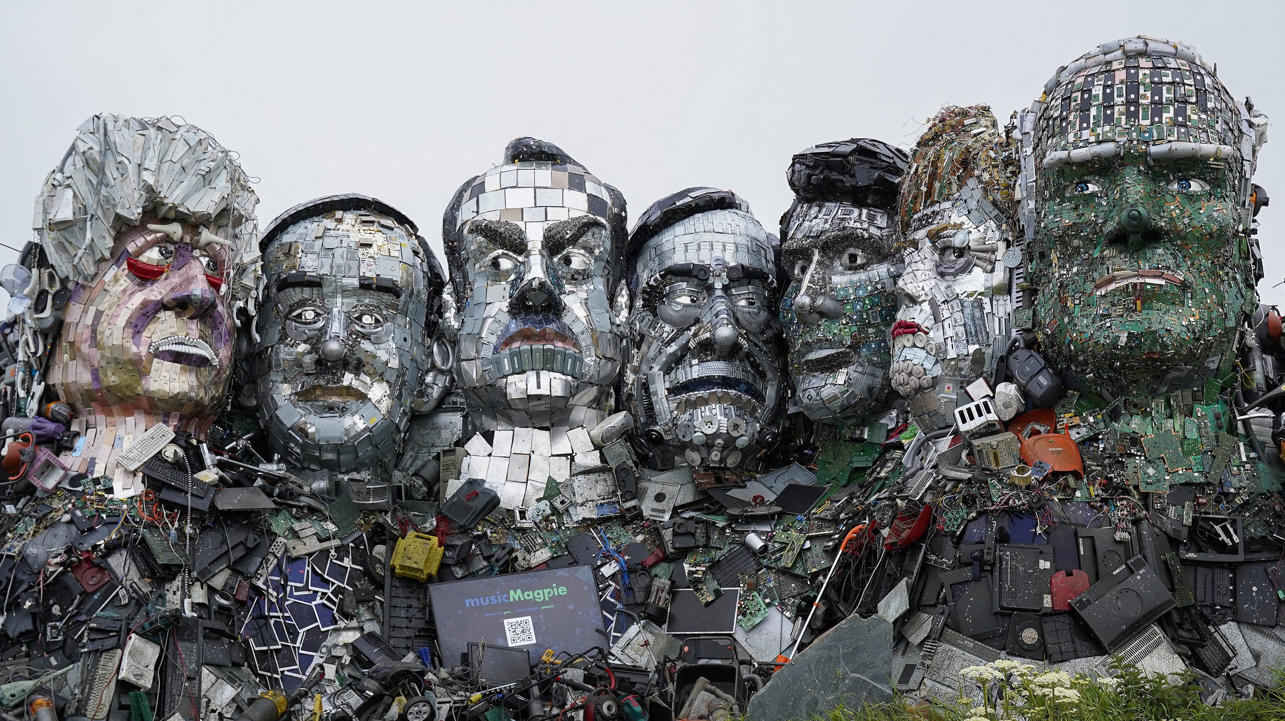 Escultura de residuos