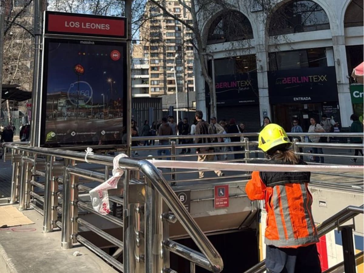 Metro de Santiago cierra 4 estaciones de Línea 1 por emergencia médica: así funciona el servicio hoy