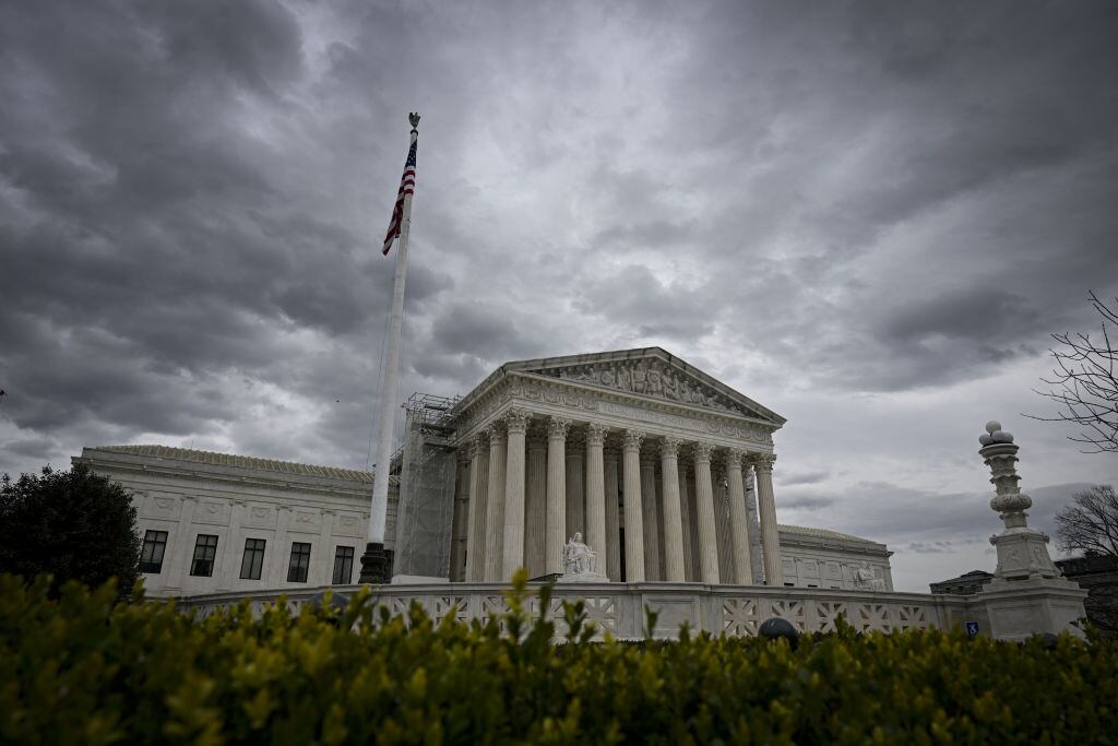La sede de la corte suprema de Estados Unidos en la ciudad de Washington.