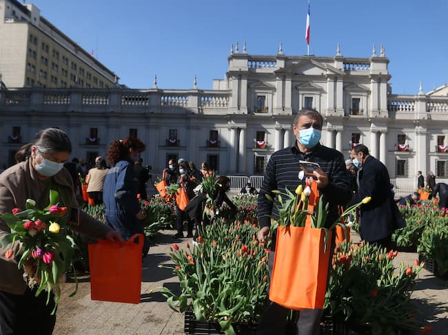 Día del Tulipán en La Moneda 2022 / Agencia Uno