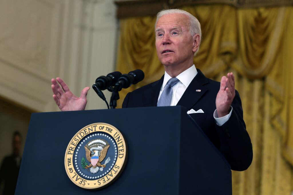 El mandatario estadounidense Joe Biden