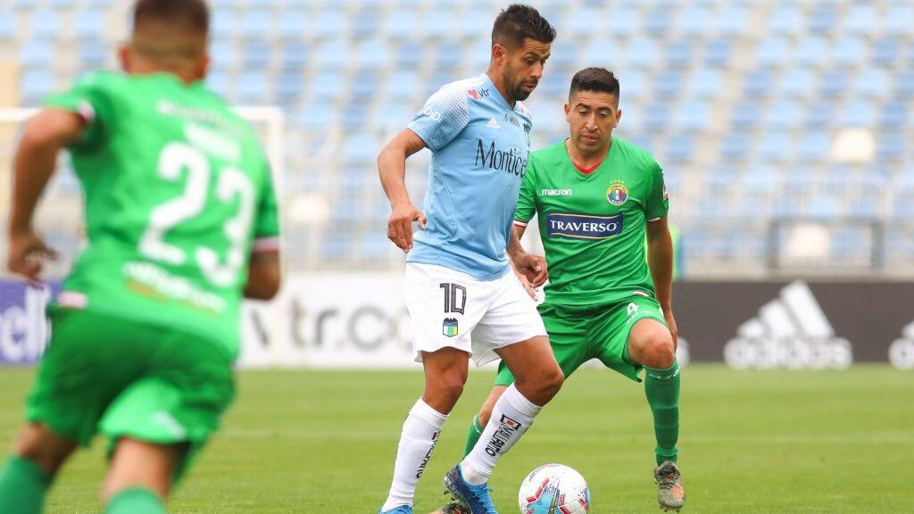 06 DE FEBRERO DE 2021/RANCAGUARamon Fernandez (c), durante el partido valido por trigsima primera fecha del Campeonato Nacional AFP PlanVital 2020, entre OÕhiggins y Audax Italiano, disputado en el Estadio El Teniente.
FOTO: SEBASTIçN ORIA/AGENCIAUNO