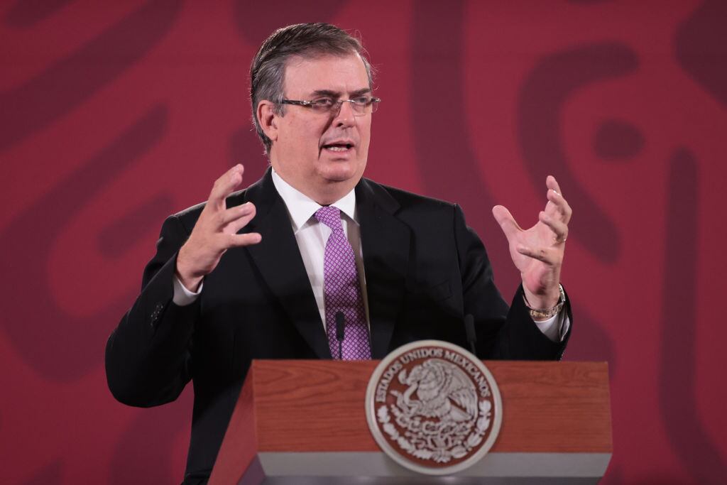 El canciller mexicano Marcelo Ebrard