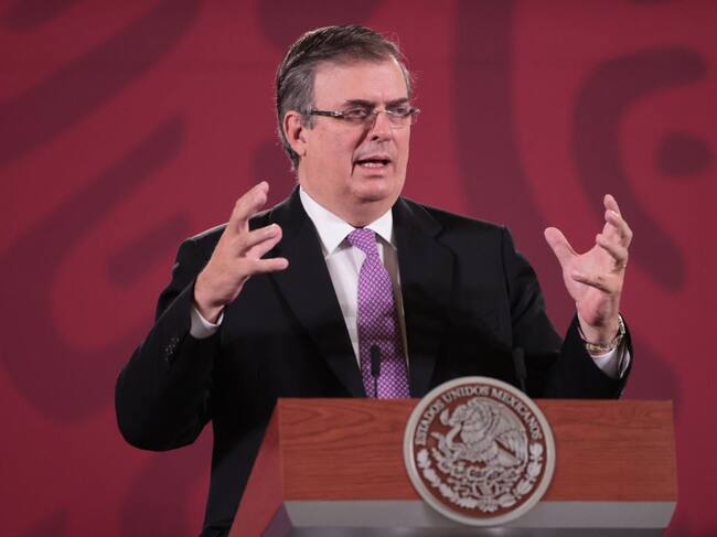 El canciller mexicano Marcelo Ebrard