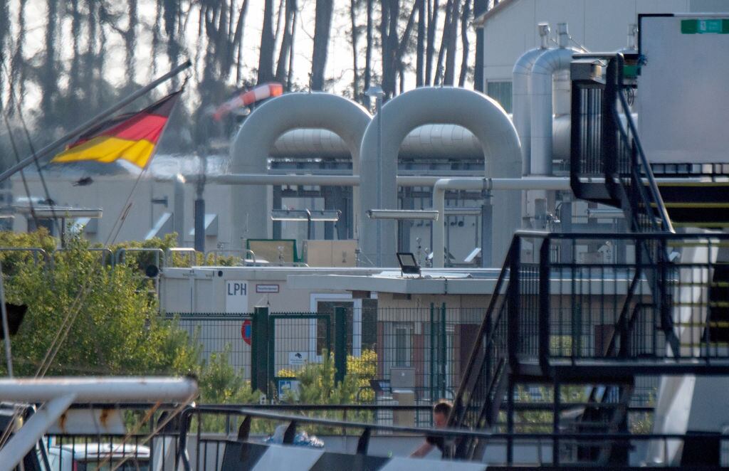 Planta en Alemania que recibe gas desde Rusia por el gasoducto Nord Stream
