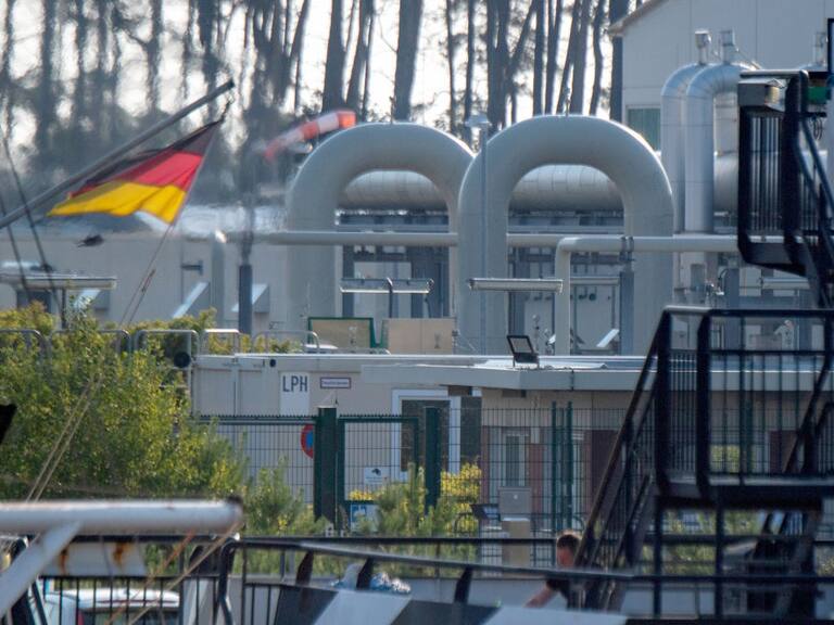 Planta en Alemania que recibe gas desde Rusia por el gasoducto Nord Stream