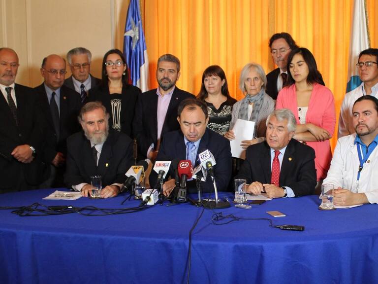 Viralizan video del Colegio Médico en el que aparece Enrique Paris con Izkia Siches en una protesta