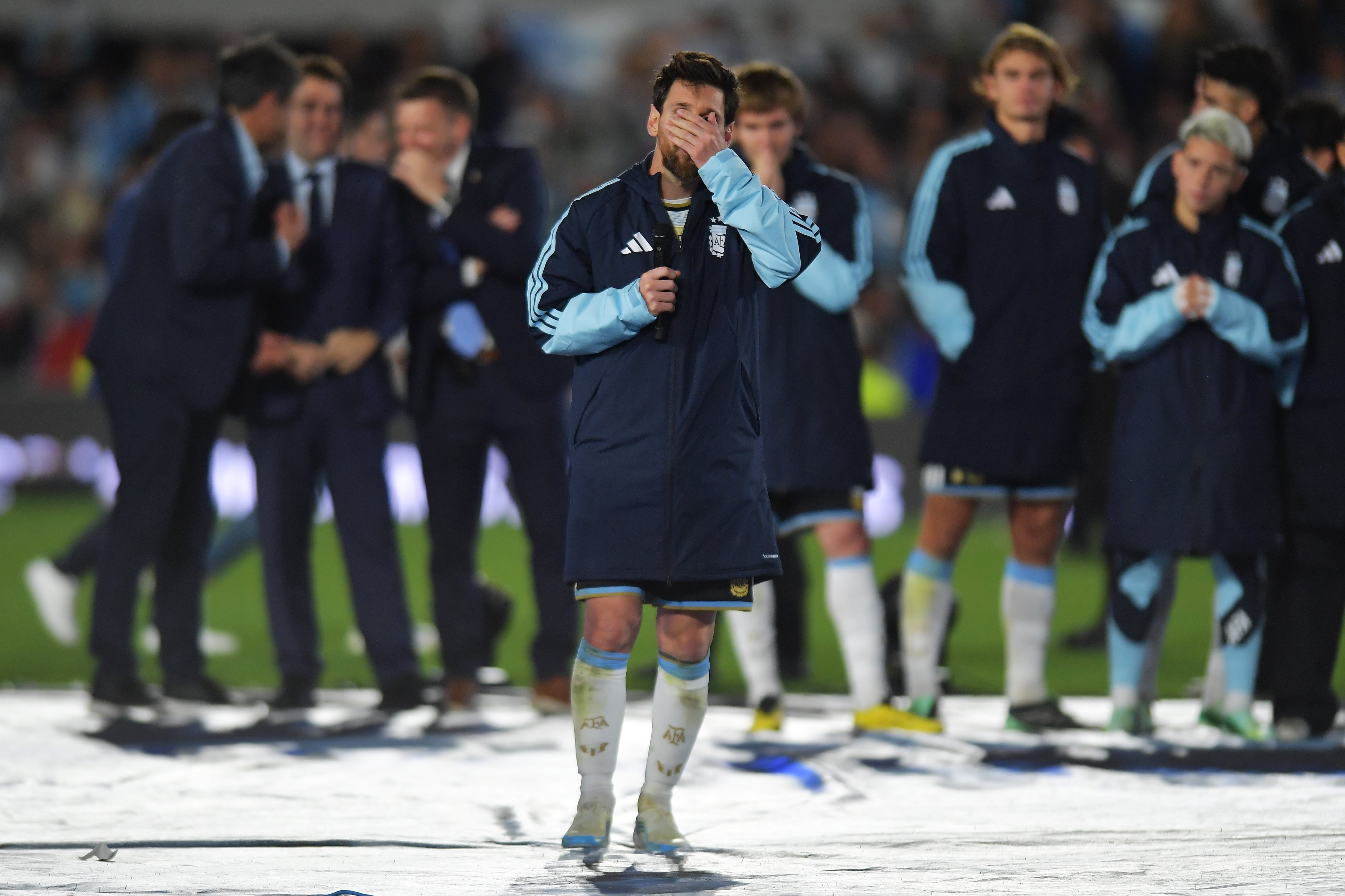 “El momento más triste de mi carrera”: el emotivo discurso de Messi en su partido de despedida con Argentina