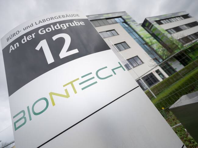 Imagen de la sede de la compañía BioNTech en la ciudad de Mainz
