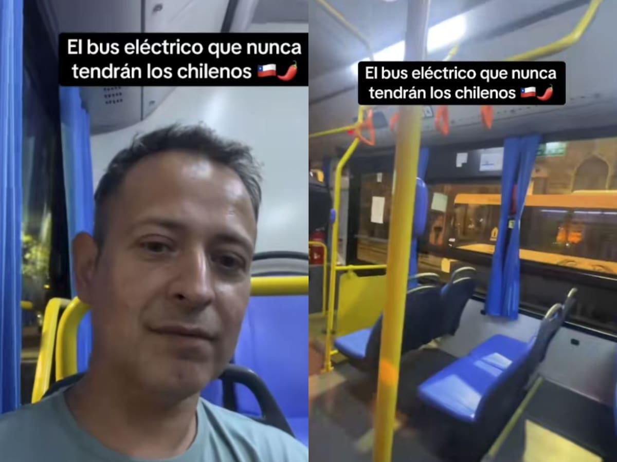 “Las que nunca tendrán...”: tiktoker argentino se burla de Chile por buses eléctricos y desata feroz polémica