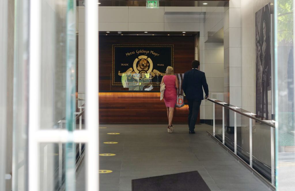 El interior de los estudios MGM en la zona de Beverly Hills en California