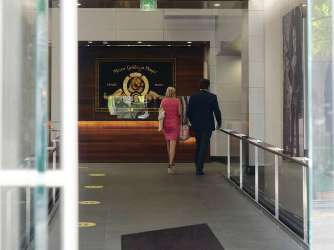 El interior de los estudios MGM en la zona de Beverly Hills en California