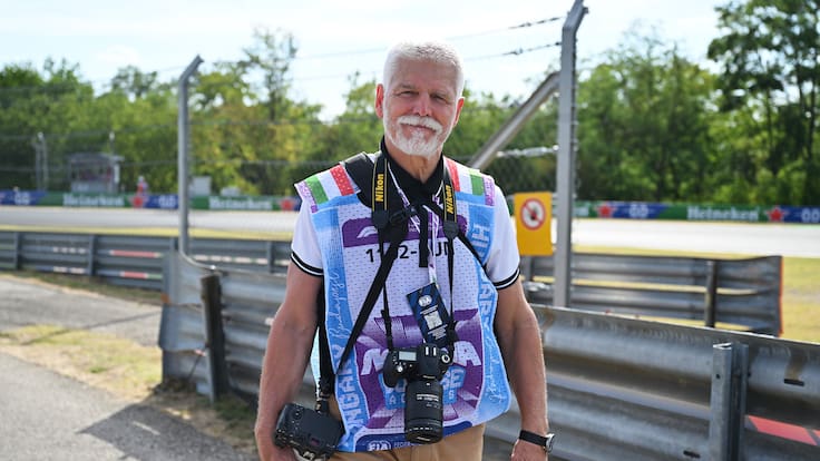 Se robó el show en los pits: el inesperado fotógrafo que acaparó todas las miradas en el Gran Premio de Hungría de F1