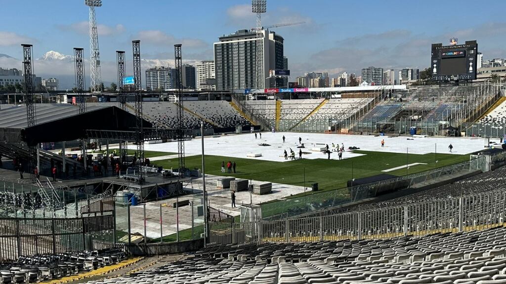 El estado de la cancha del Monumental para el debut como local de La Roja en las clasificatorias al Mundial 2026