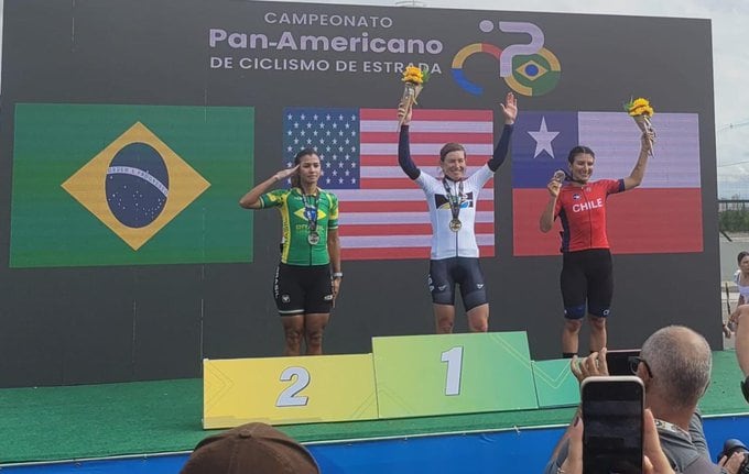Catalina Soto logra el tercer lugar en la prueba Gran Fondo del Campeonato Panamericano de Sao Paulo