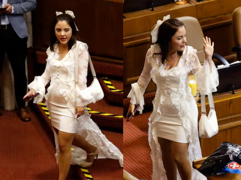 Asumiendo la derrota con estilo: Camila Musante llamó la atención en el parlamento con inesperado look