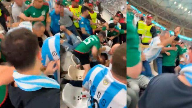 Hinchas Argentina México